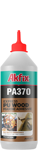 PA370 Поліуретановий клей швидкого склеювання для деревини, вологостійкий D4 (Прозорий)