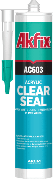 AC603 Акриловий прозорий герметик